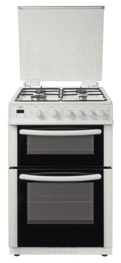 Bush - AG66TW - Gas Cooker- White/Ins/Del/Rec